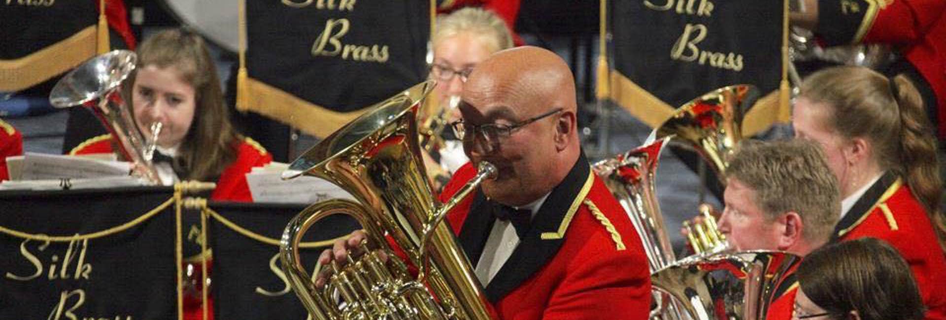 Silk Brass Band. A top class brass band based in Marton, Cheshire